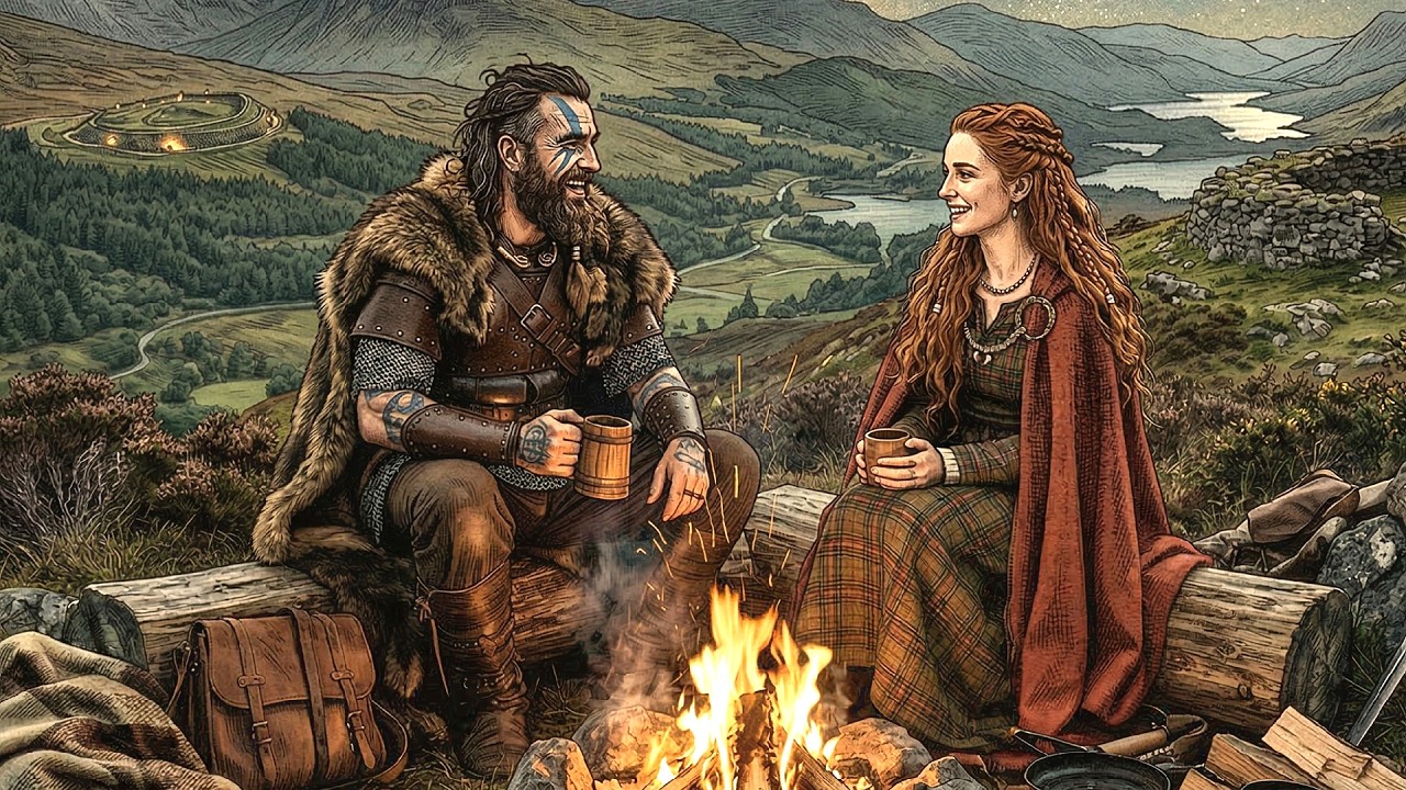 1 Hour of Medieval Fantasy Music | Relaxing Celtic Night Ambience & Campfire 【作業用BGM】
