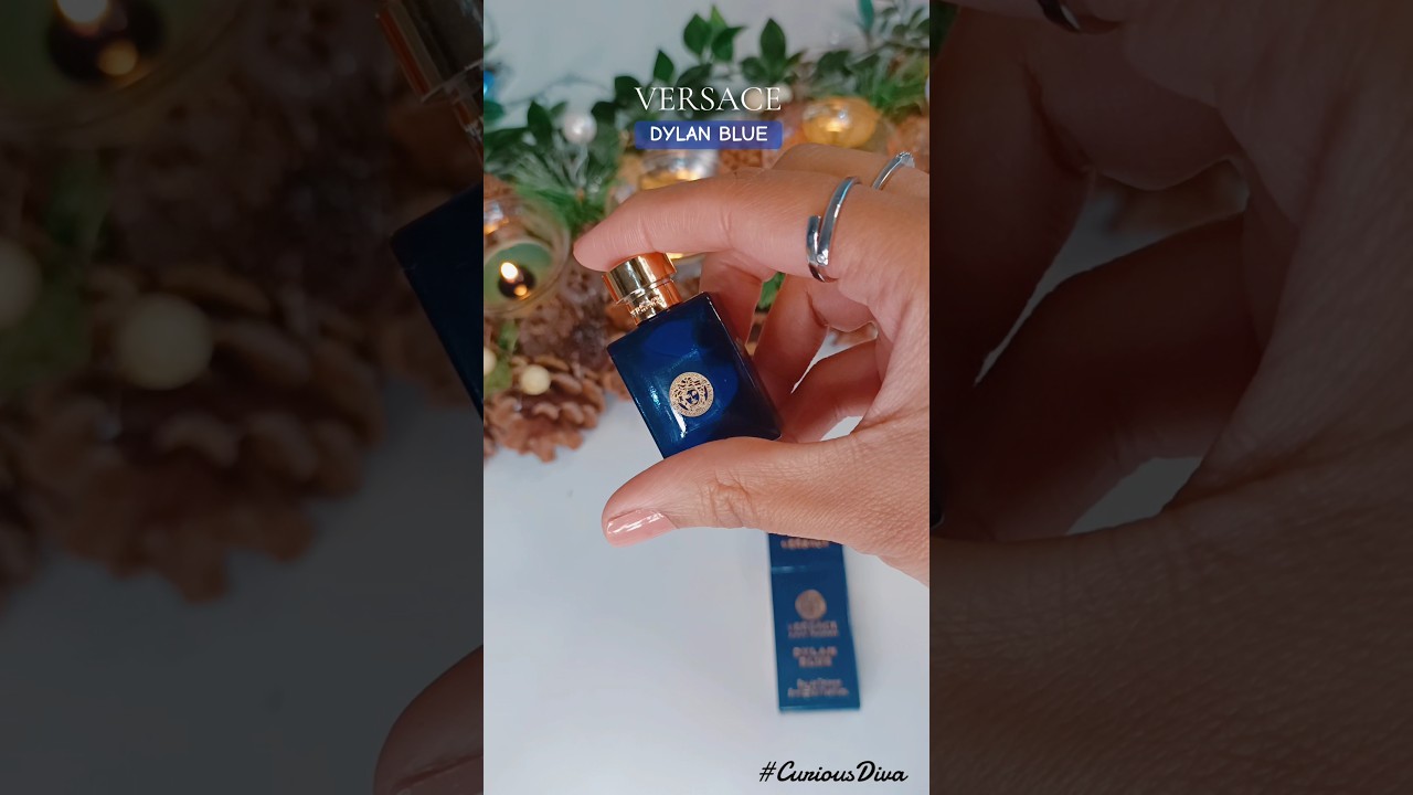 @Versace Dylan Blue Mini Perfume #Versace #MiniPerfume #Miniature #DylanBlue #Perfume #CuriousDiva