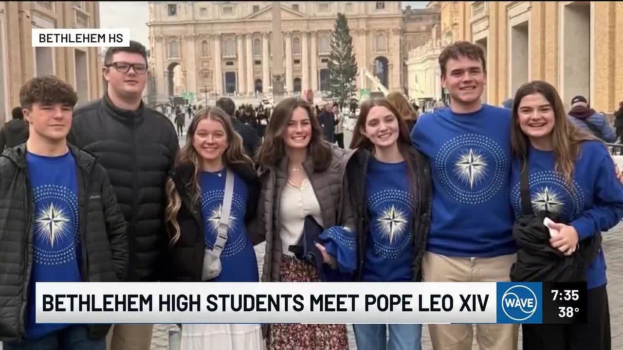 ‘It felt personal’: Bardstown teens describe the moment they shook hands with the pope