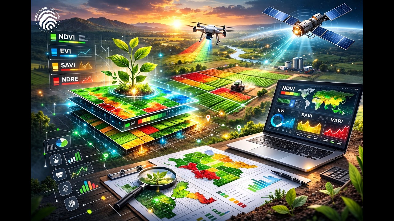 Agricultura de Precisión: Calculo de Indices Espectrales en Qgis