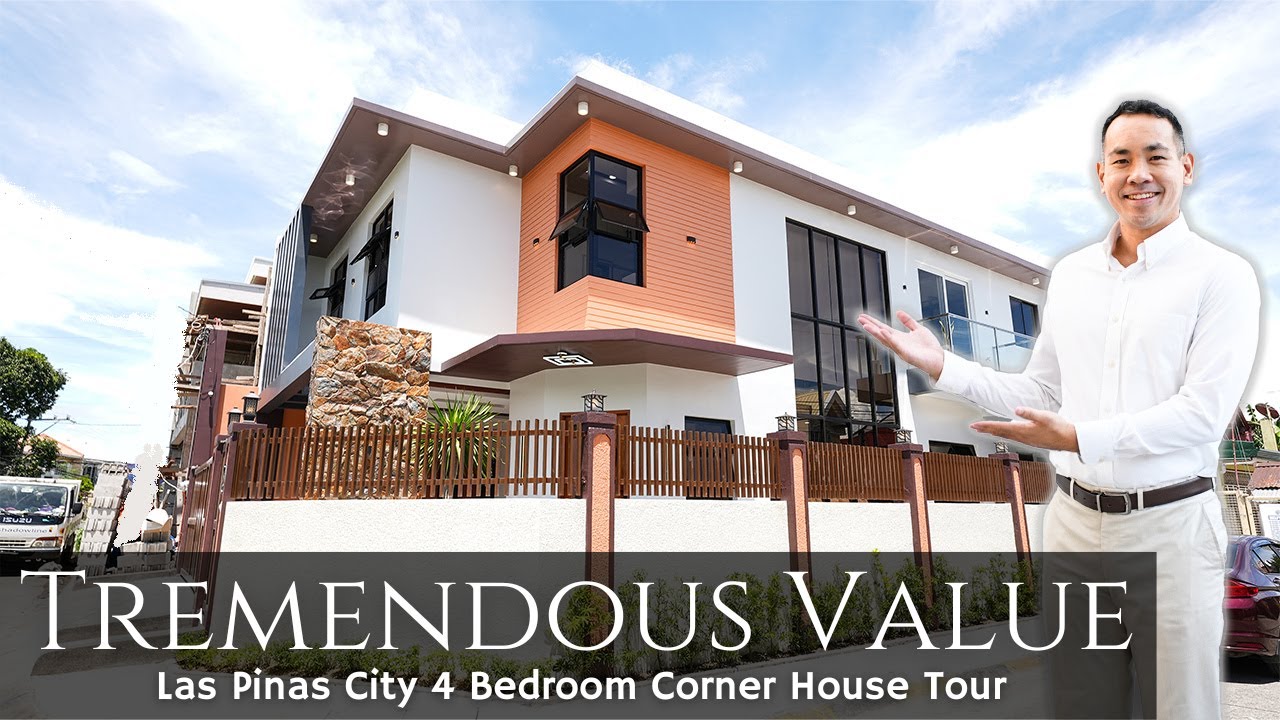 House Tour LP10 • I did not EXPECT this PRICE! • Furnished Las Pinas 4BR CORNER House & Lot for Sale