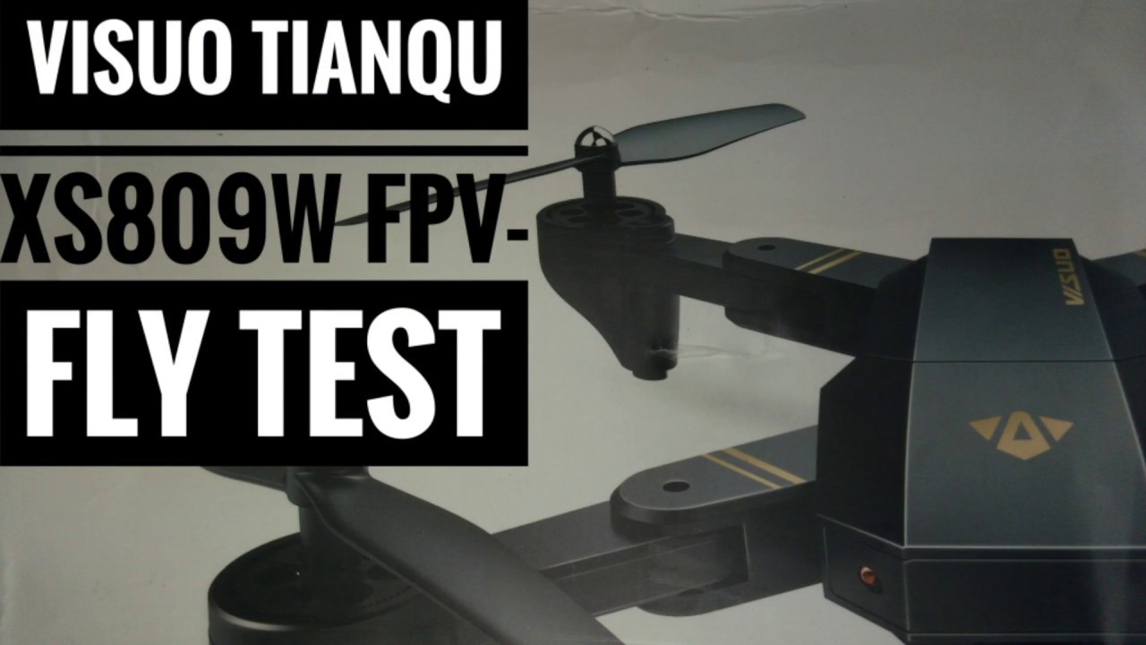 Visuo Xs809w | Fly Test : drone shot