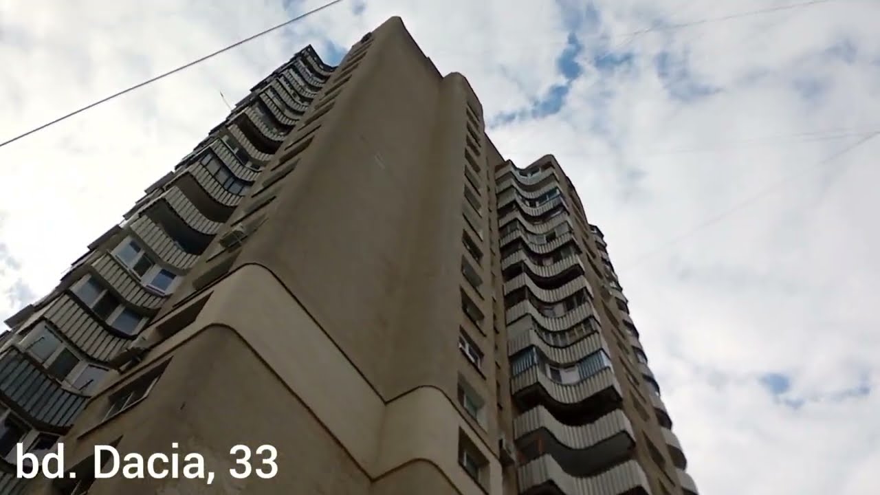 🏢20 этажка! Кишинёв, лифты КМЗ «залипайка», МЛМ по адресу: bd. Dacia, 33