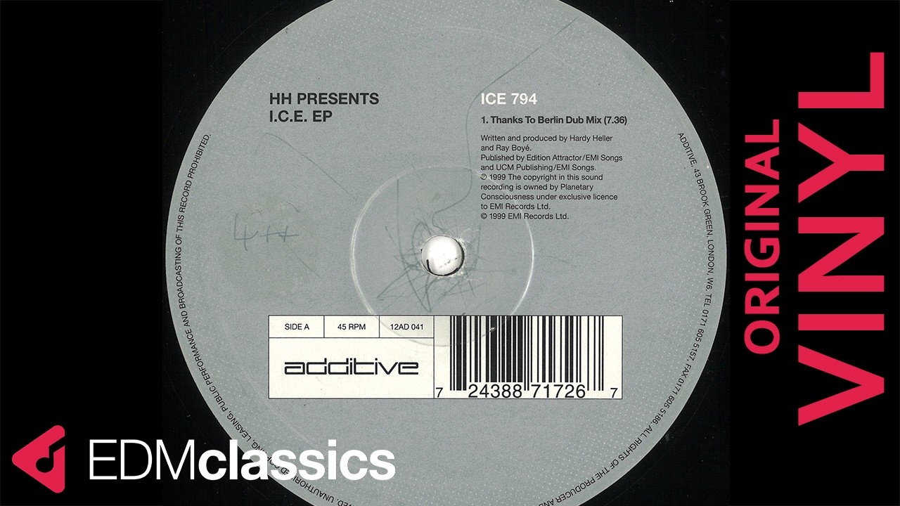 HH - ICE 794 (Thanks To Berlin Dub Mix) (1999) - VINYL