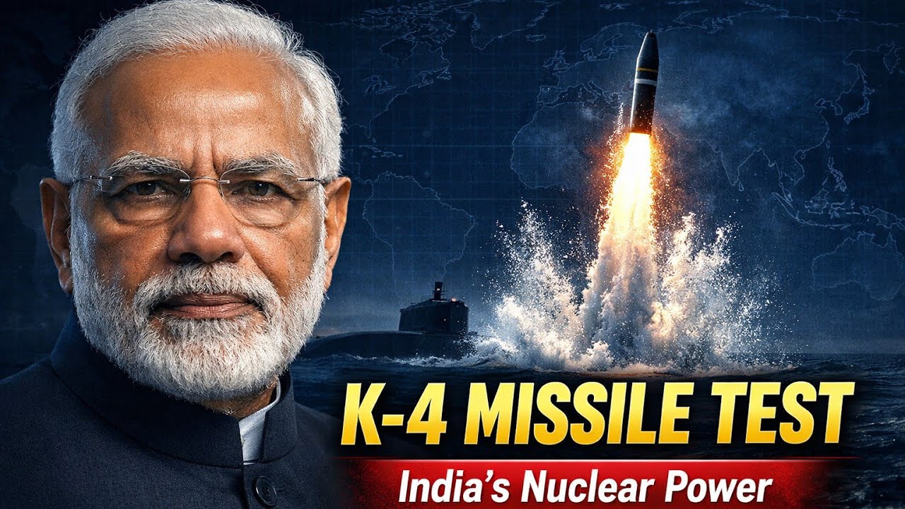 India’s K-4 Nuclear Missile Test Explained | How India’s Navy & Nuclear Triad Changed the Game