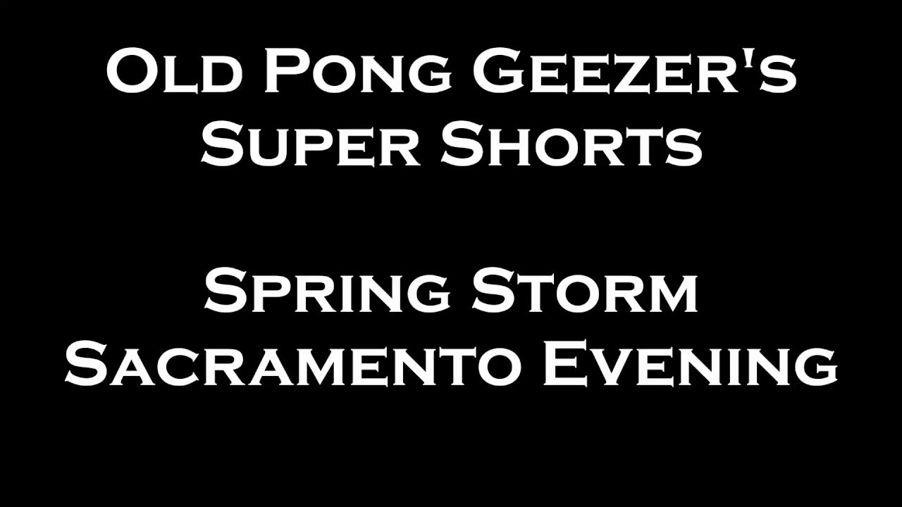 Spring Storm Time Lapse - Sacramento CA USA