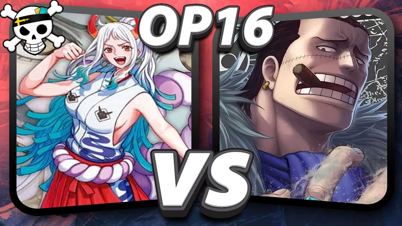 Геймплей на чёрной Ямато против чёрного Крокодайла в OP16 | One Piece Card Game: POV-комментарий
