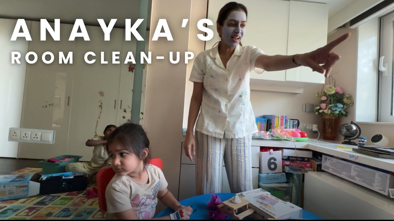 Anayka’s room clean up before Diwali | Part 1 | Mr and Mrs GG