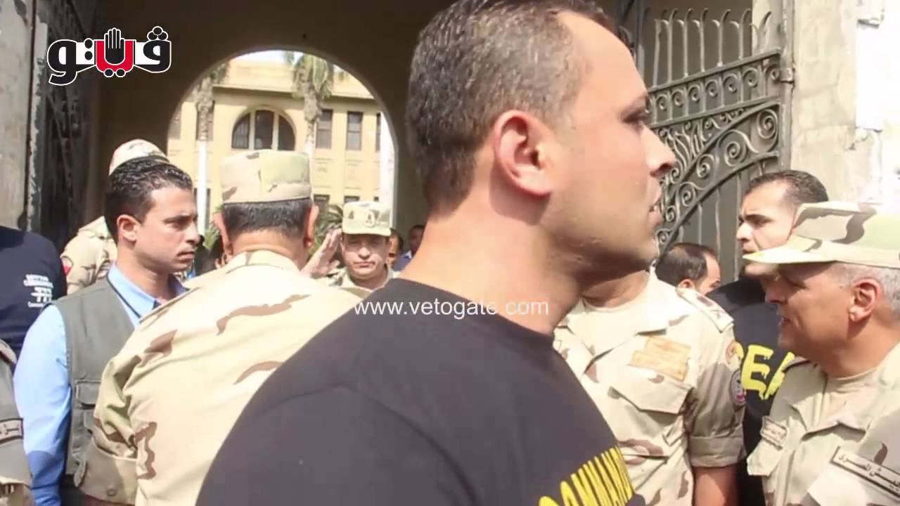 قائد المنطقة المركزية العسكرية يتفقد لجنة المتحف الزراعي بالدقي