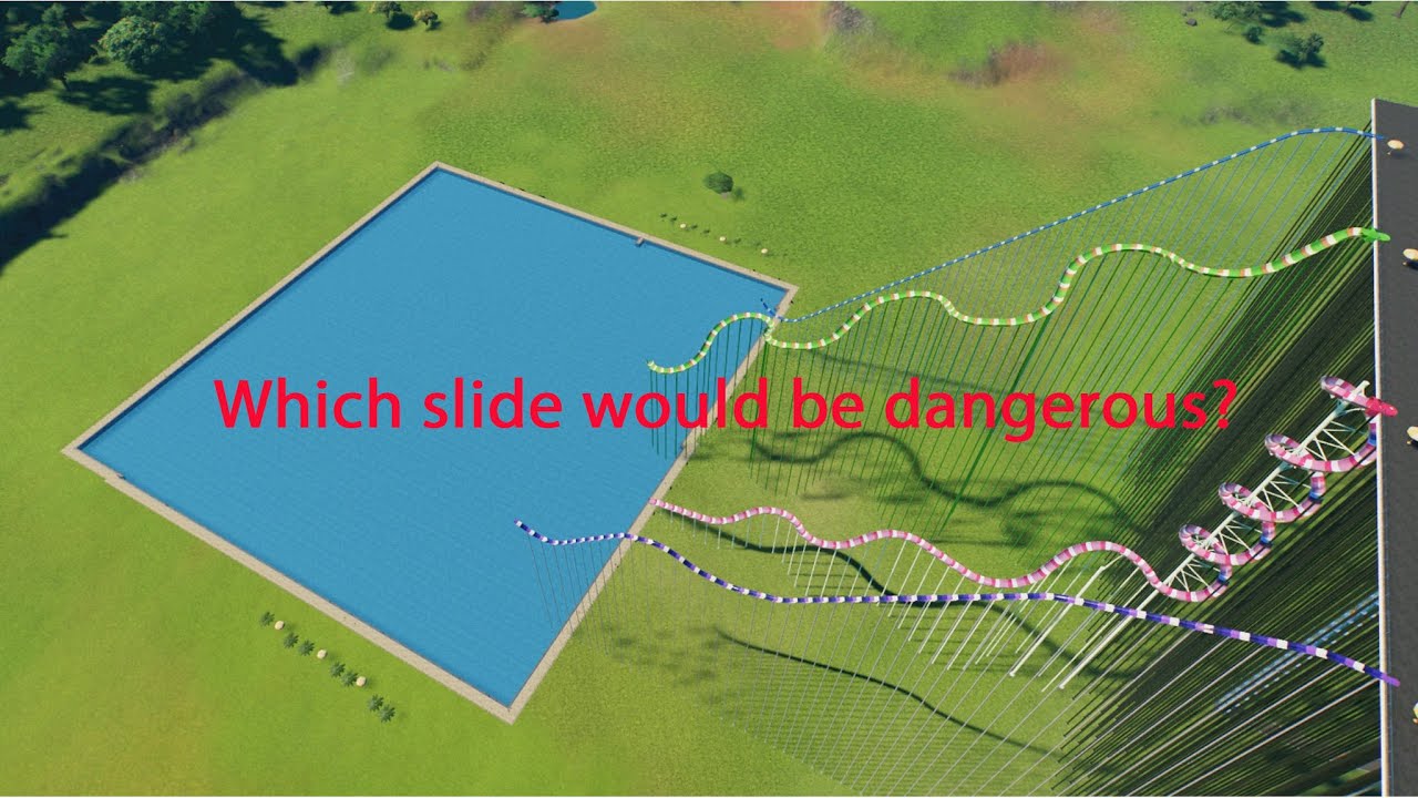 Which slide would be dangerous? - Planet Coaster 2