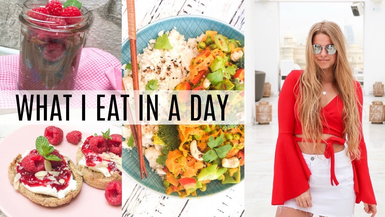 WHAT I EAT IN A DAY #35 I Fake Reis, Proteinburger, Avocado schoko mousse I Diät