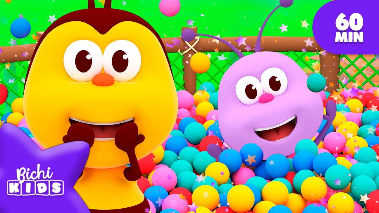 Juguemos en el Pelotero 🌈 Es hora de divertirse 🦋 Canciones para niños | El Reino Infantil