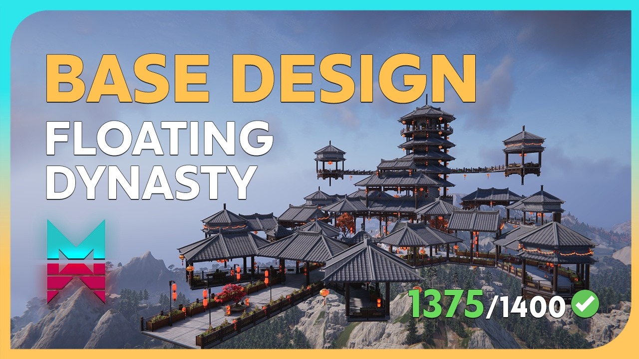 Once Human - Building Chinese-Style Floating Dynasty | Step-by-Step Tutorial