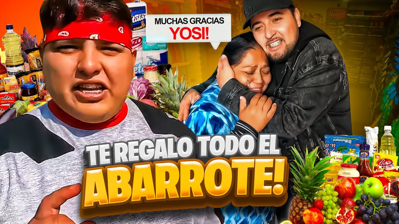 COMPRÁNDOLE TODO LO QUE PIDAN A DOÑITAS DE BARRIO