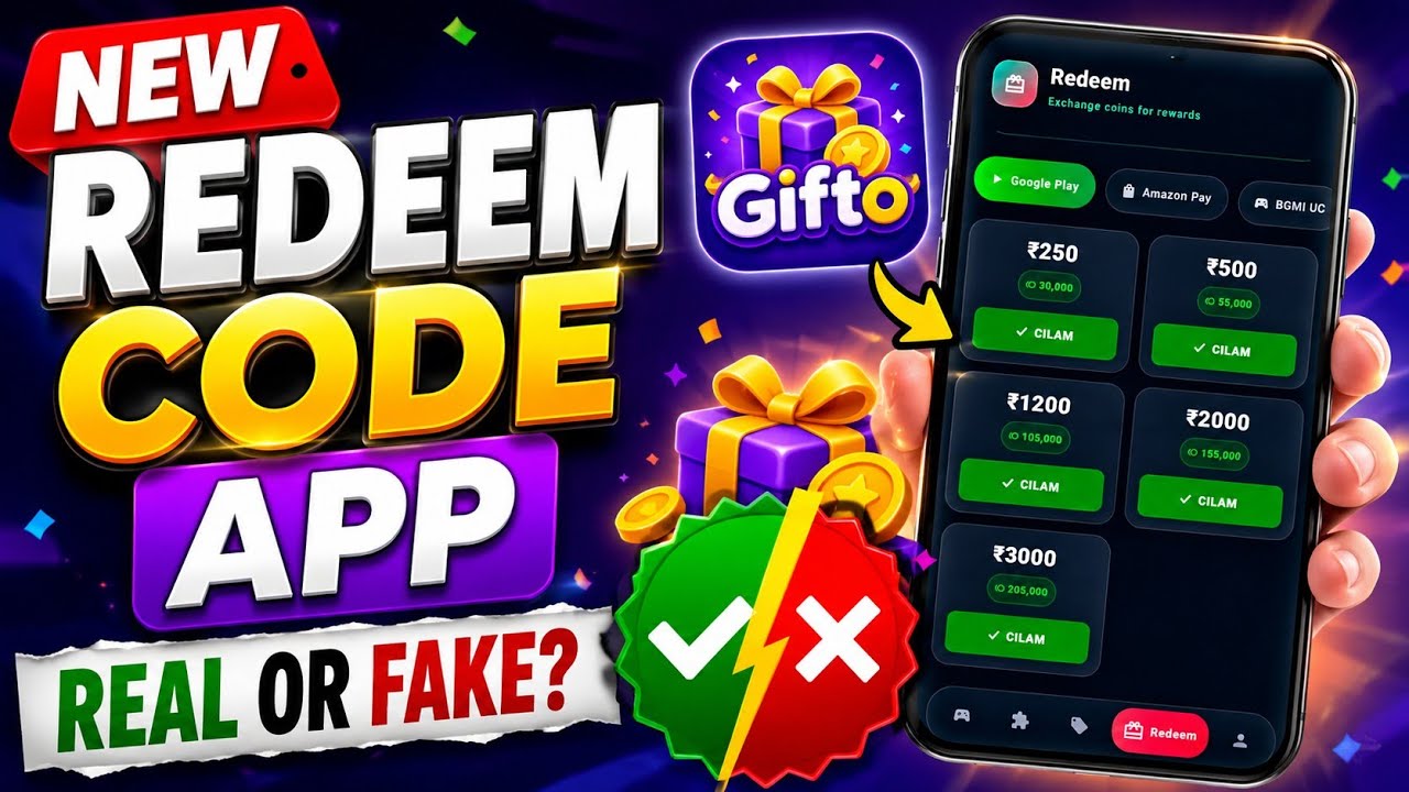 Gifto App | Free Redeem Code | New Redeem Code App | Google Play Redeem Code Free | Redeem Code App