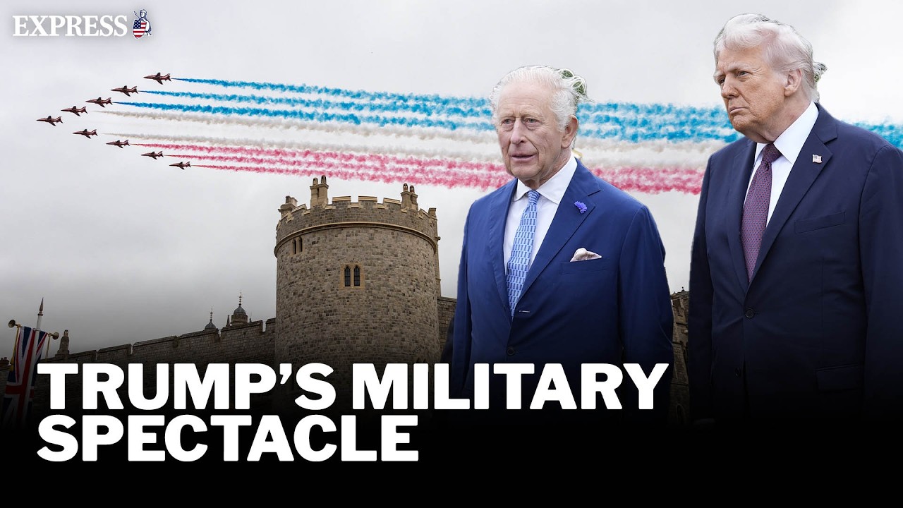 Trump honoured by King Charles with extravagant military ceremony at Windsor Castle
