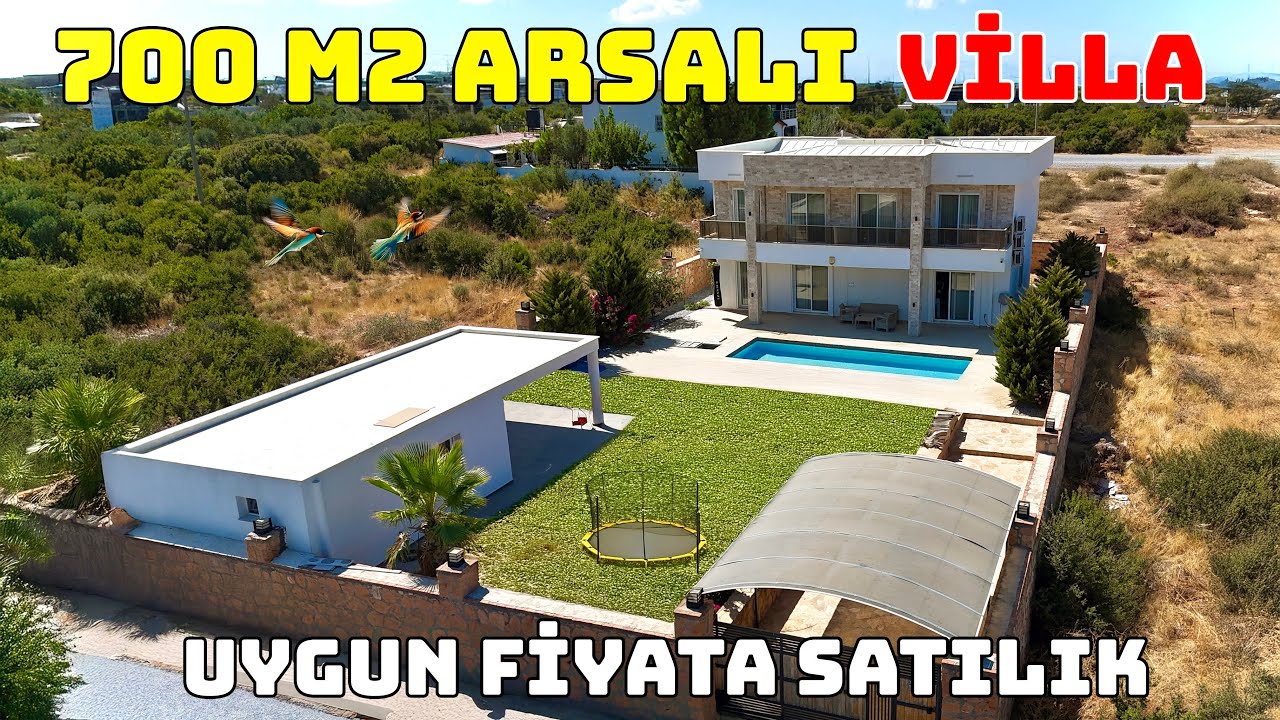 ❗️Full eşyalı 700 m2 Arsalı , ayrıca misafir evi olan satılık villa A-145