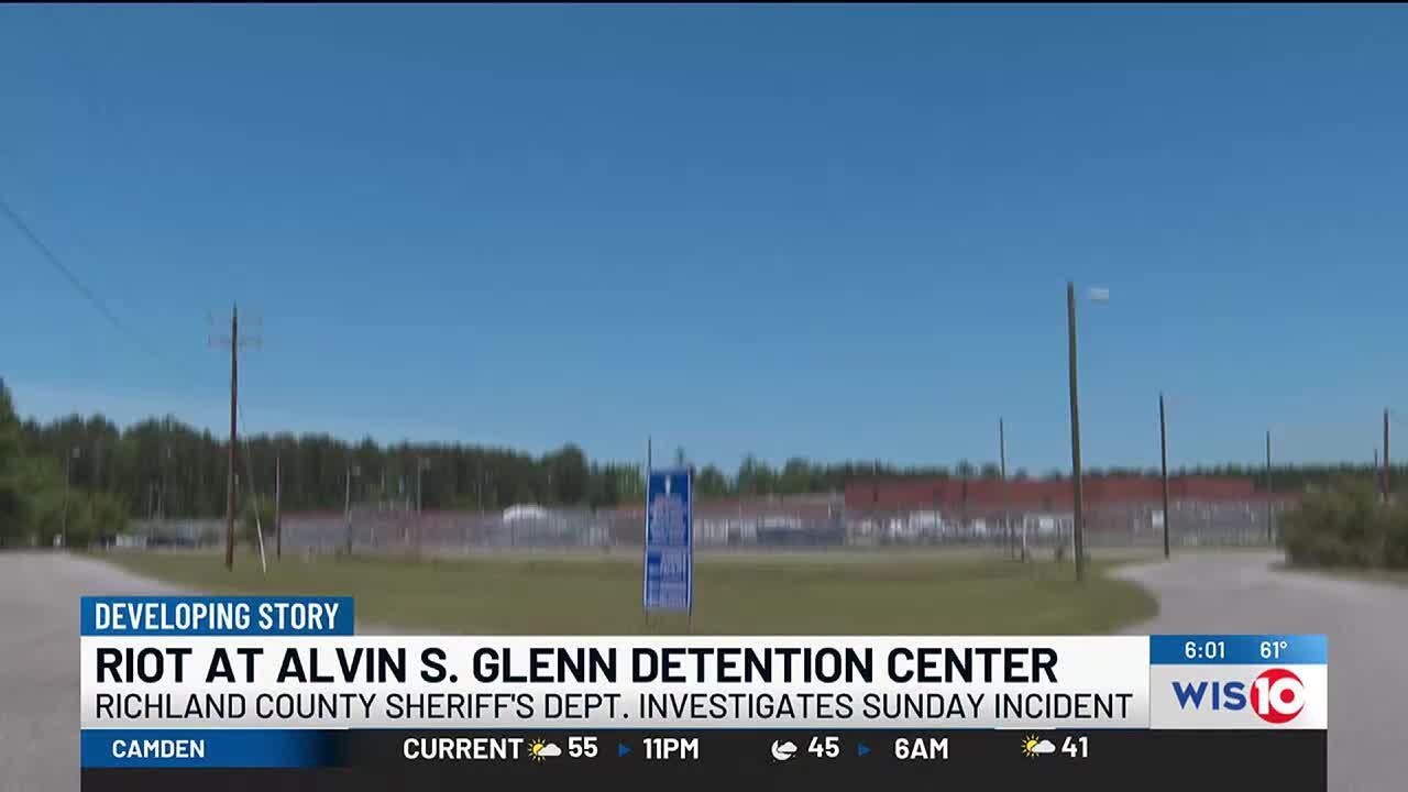 Detainees face new charges following riot and fire at Alvin S. Glenn Detention Center