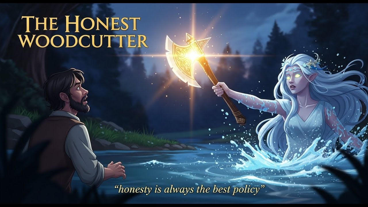 The Honest Woodcutter | honesty is always the best policy