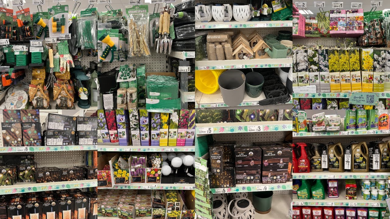 POUNDLAND GARDEN DECOR & ESSENTIALS WITH PRICE APR 2024 | POUNDLAND HAUL | TRAVELANDSHOP WITH ME