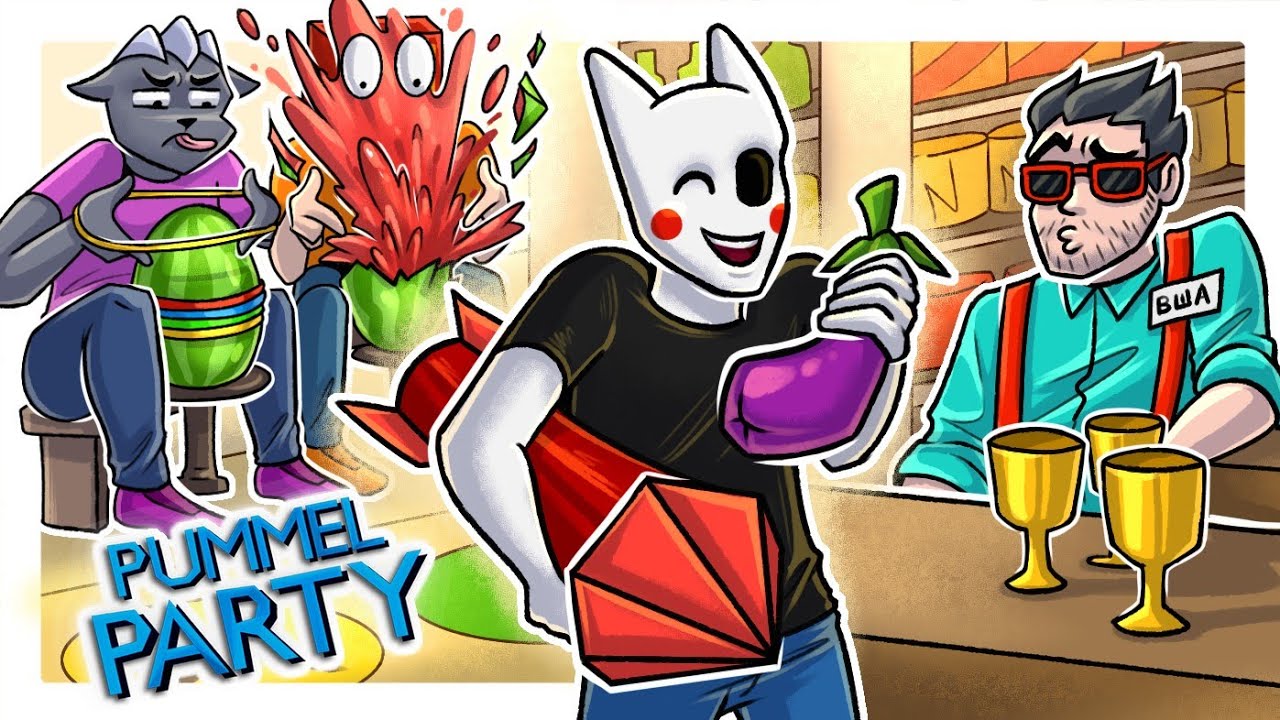ПУММЕЛ НА РЫНКЕ! ОЧЕНЬ УГАРНАЯ ИГРА В PUMMEL PARTY