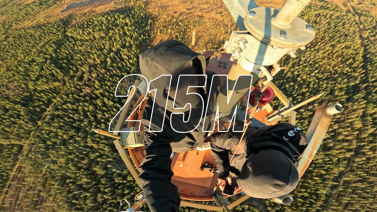 Vennivaara TV Tower Climb (215m)
