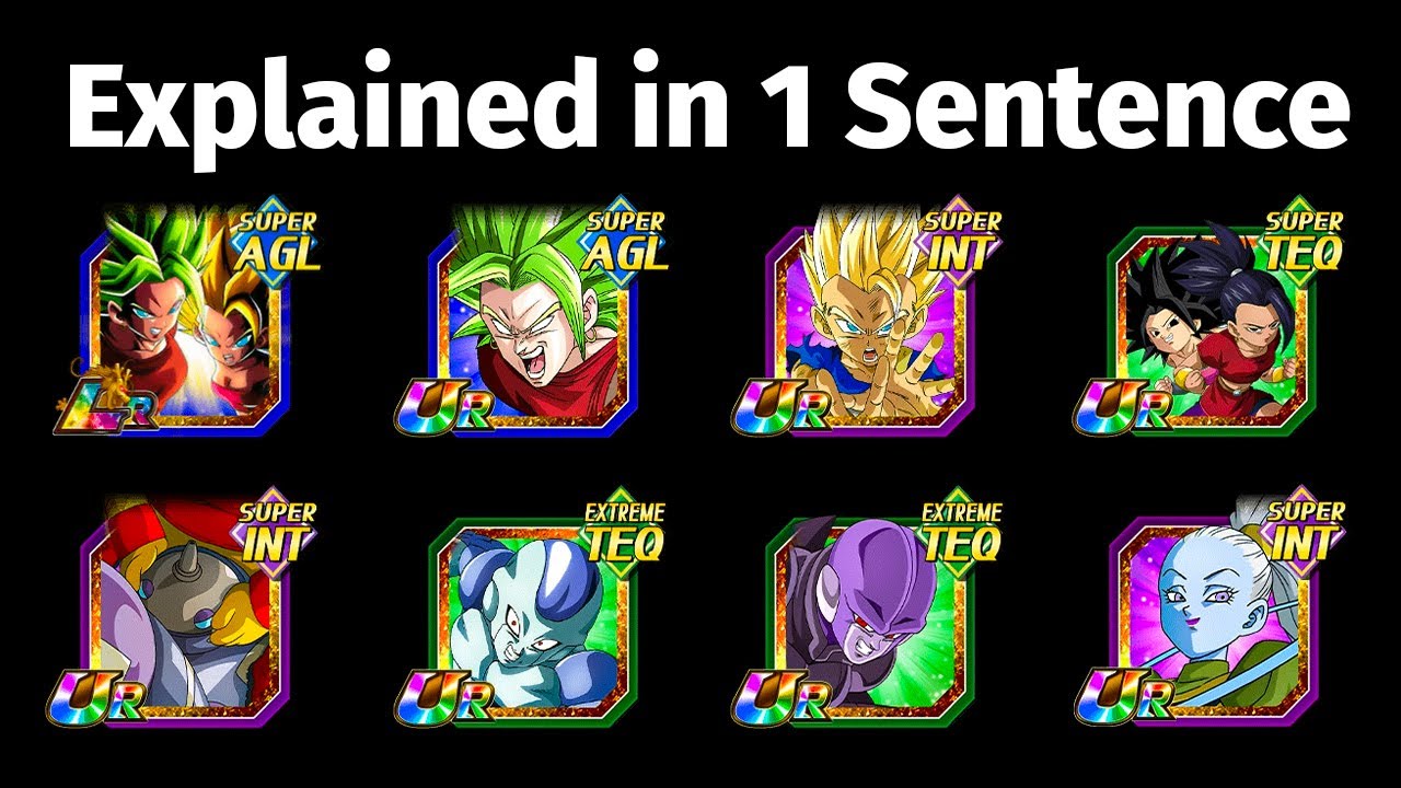 Explaining 15 Dokkan Battle units in 1 Sentence (Universe 6)