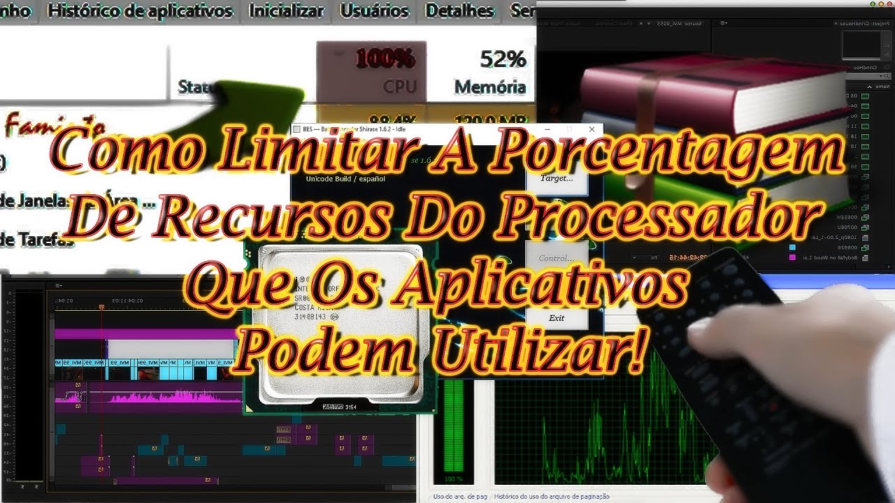 Como Limitar A Porcentagem De Recursos Do Processador Que Os Aplicativos Podem Utilizar!