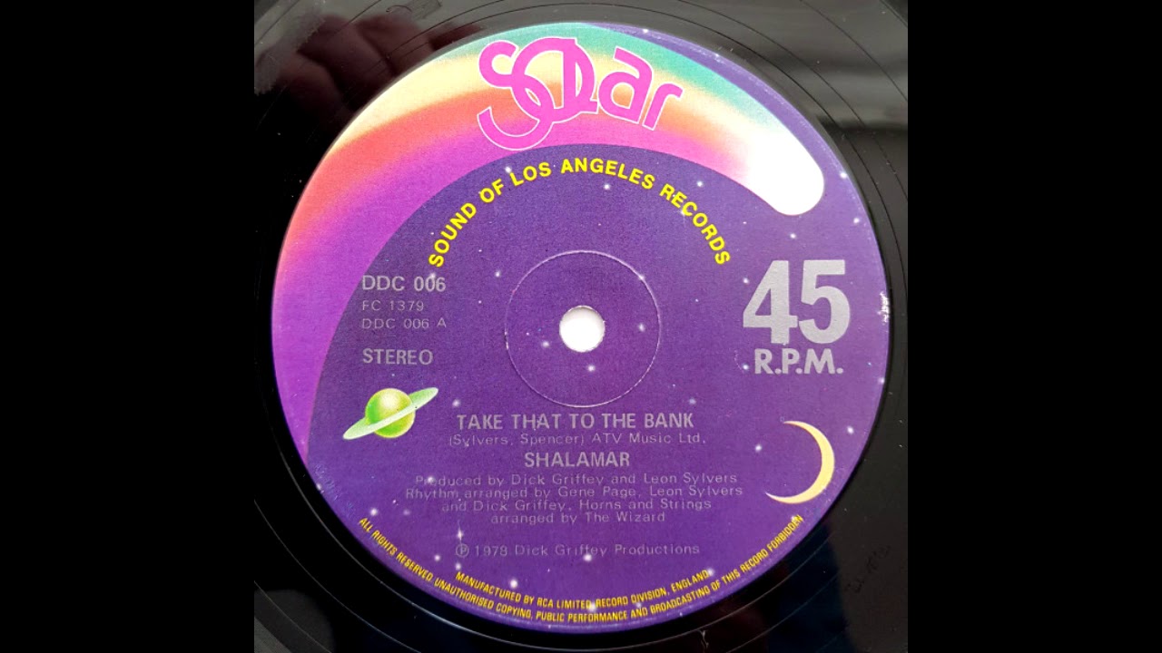 Shalamar - Take That To The Bank (1978) (John Morales Version extended karlmixclub)