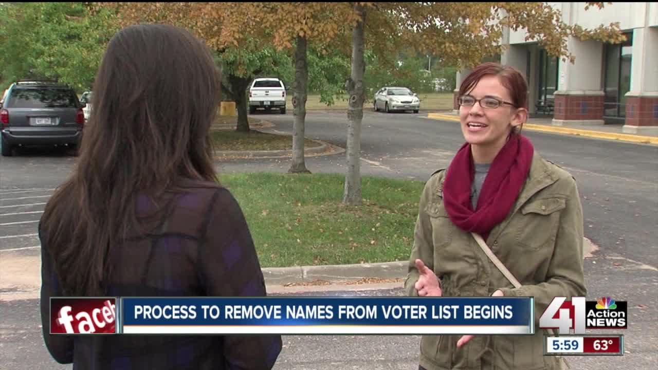 Process to remove names from voter lists begins