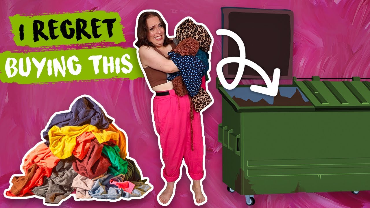 THE closet clear out to END all clear outs 🗑️