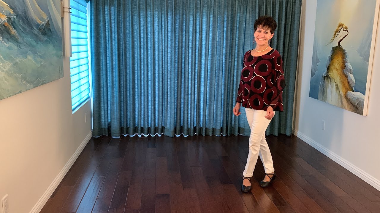 Baby, I Dare You line dance demonstration and tutorial by Stephie