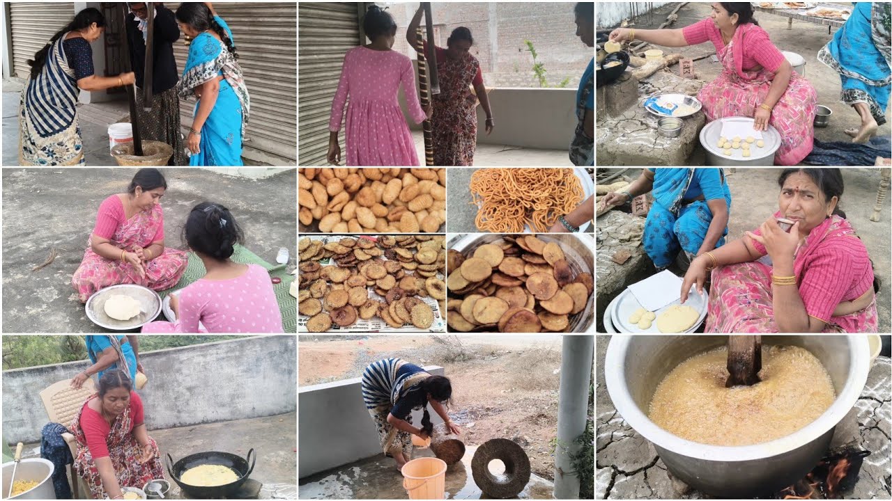 కుందిరోట్లో రోకలితో పిండి దంచి🍚వంటలు చేశాం సంక్రాంతి వచ్చింది తుమ్మెద పిండివంటలు మొదలయ్యాయి తుమ్మెద