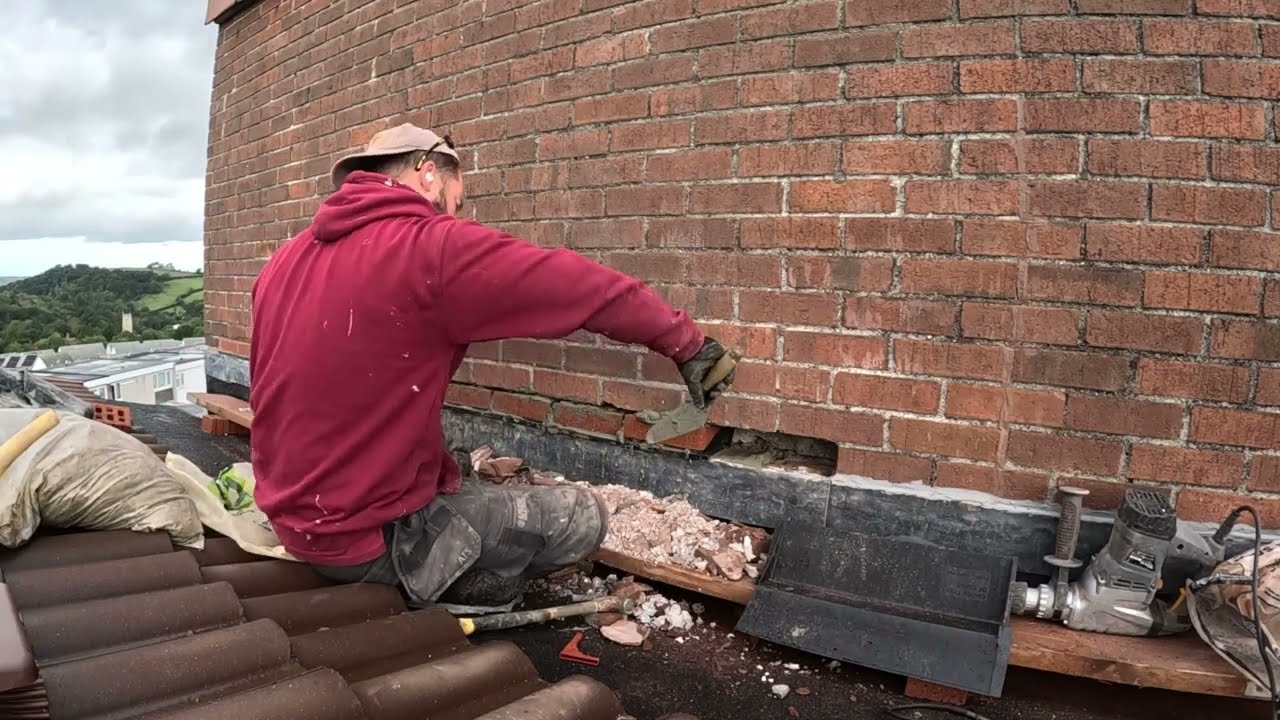 How I installed Cavity trays into an existing cavity wall.
