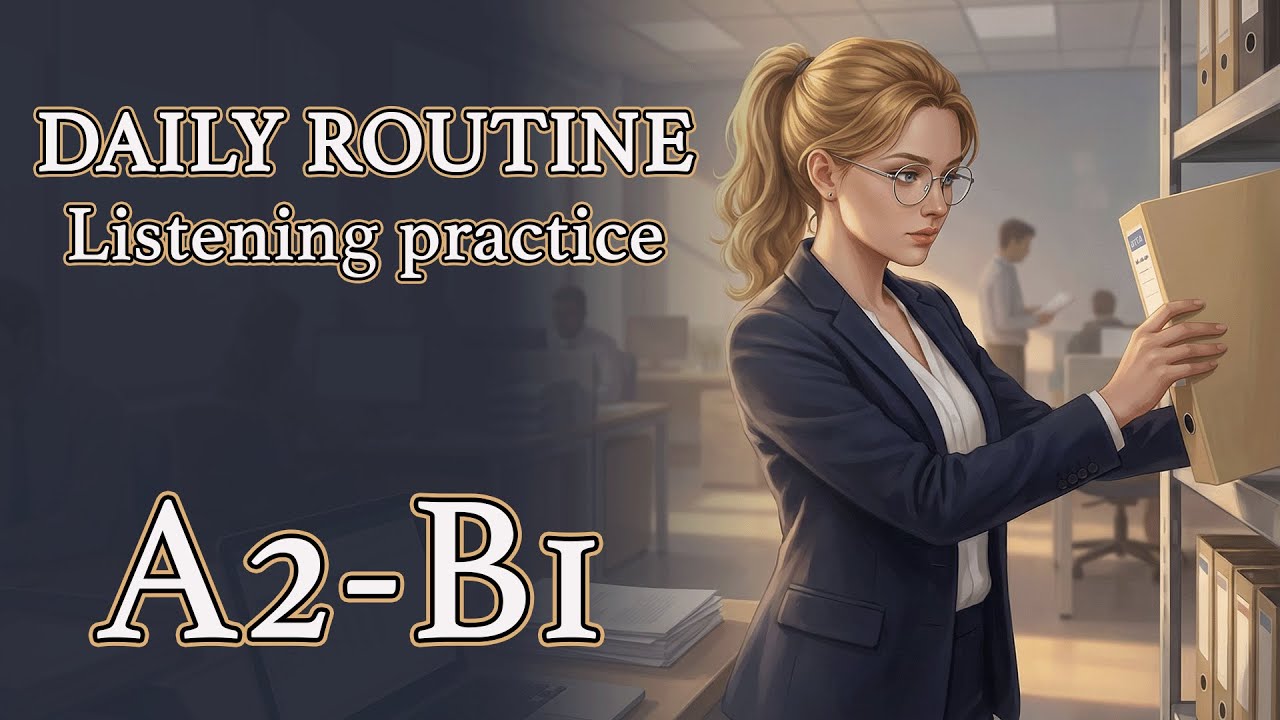 Learn German with Simple Story | Routine with Anna