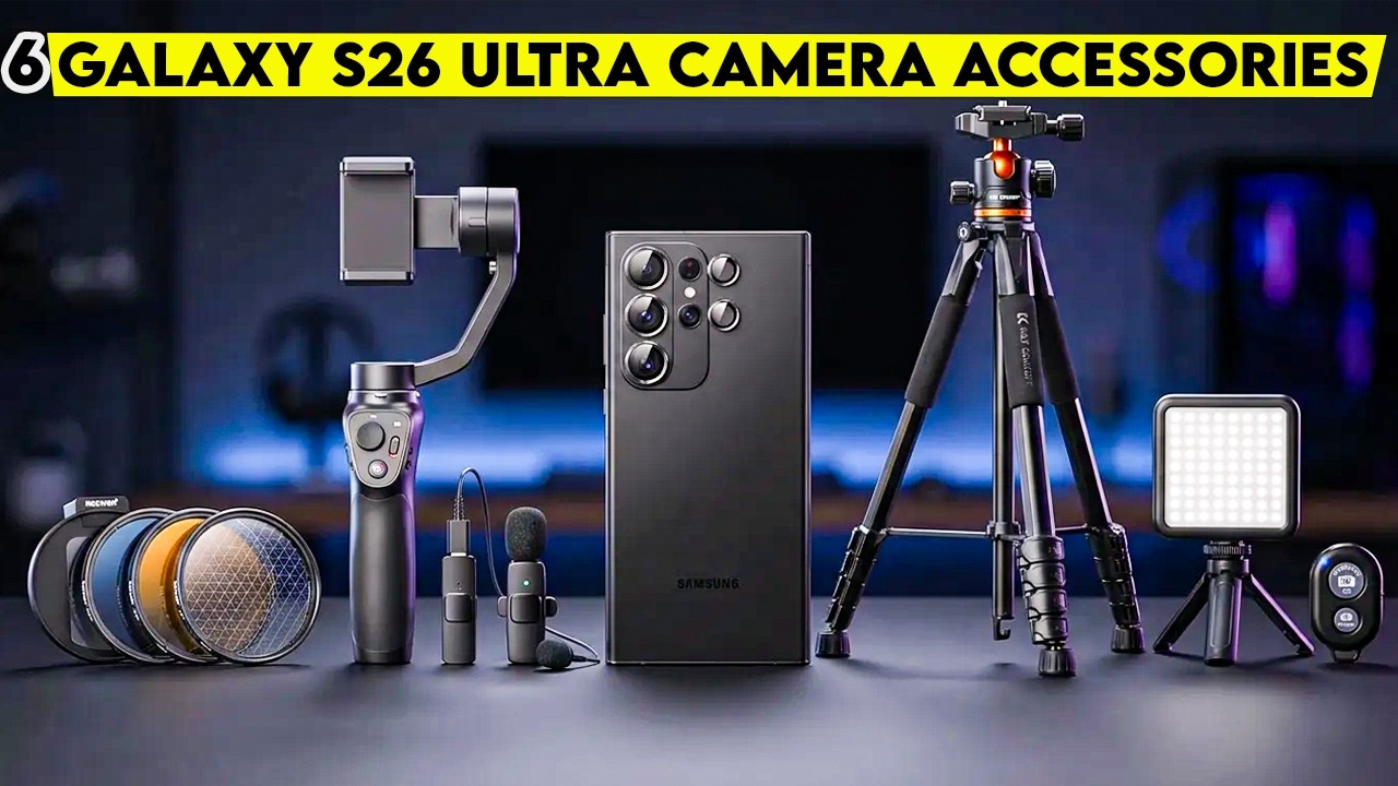 Top 6 Best Galaxy s26 Ultra Camera Accessories for Pro-Level Shots🔥