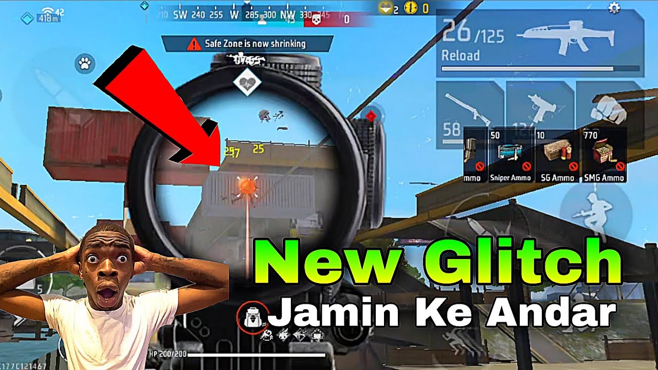 🔥 New Bermuda Map Glitch! Underground Trick * | Free Fire Bermuda Bug & Hidden Spots #freefireglitch