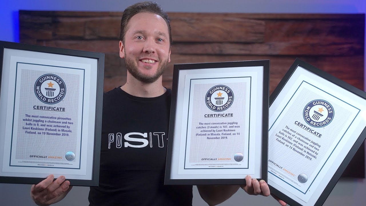 Mun kaikki 13 Guinnessin maailmanennätystä 💪🏆🥇