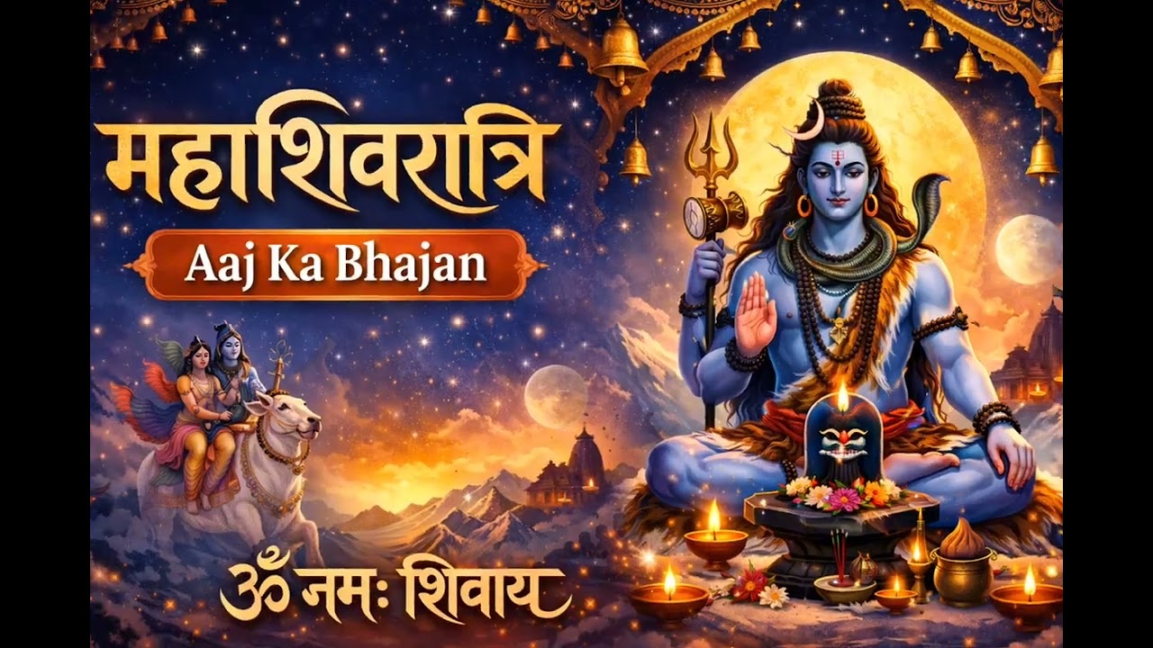 🔱 महाशिवरात्रि स्पेशल भजन 🔱आज का मधुर शिव भजन – ॐ नमः शिवाय #Mahashivratri #AajKaBhajan #ShivBhajan