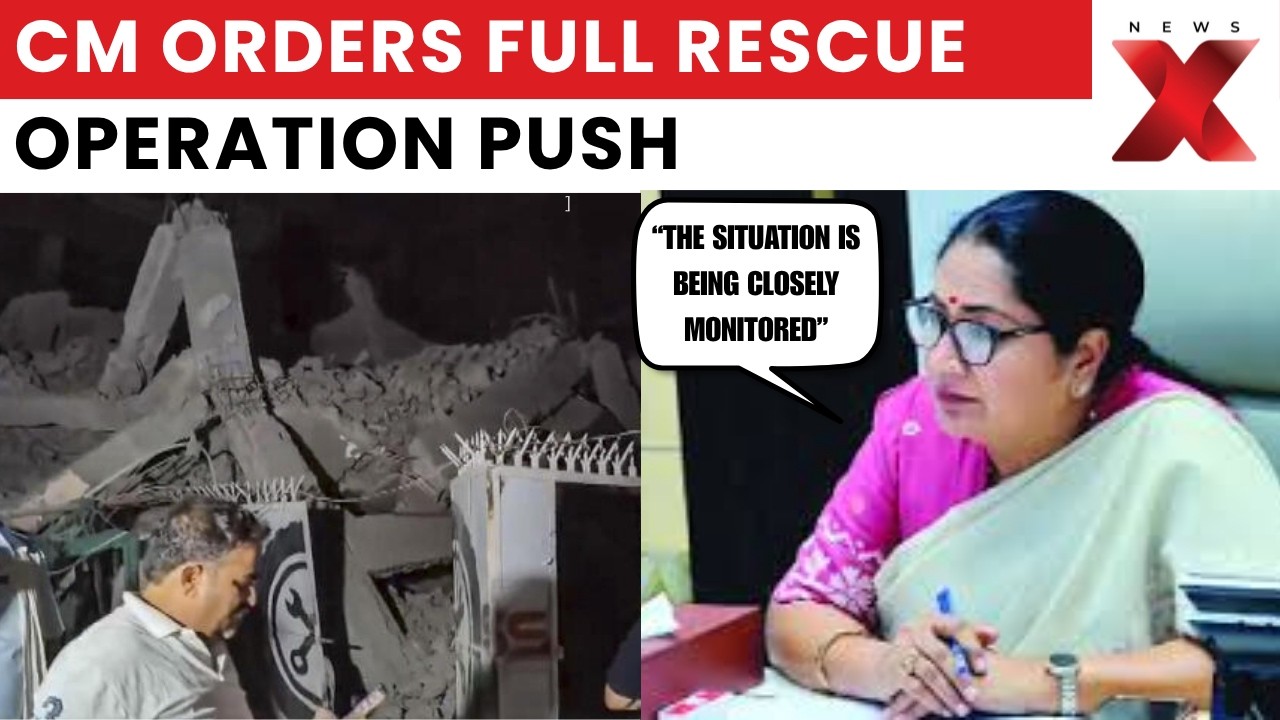 Delhi Building Collapse Near Saket: CM Rekha Gupta Orders War Footing Rescue Ops | NewsX