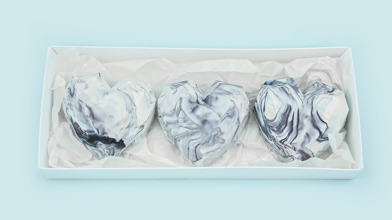 Geometric Heart Cake Pops | Molded Chocolate