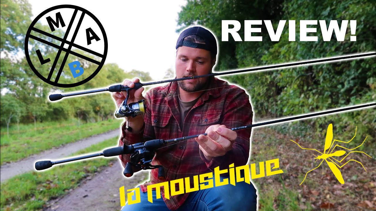 LMAB La Moustique rods Review! + Perch Fishing