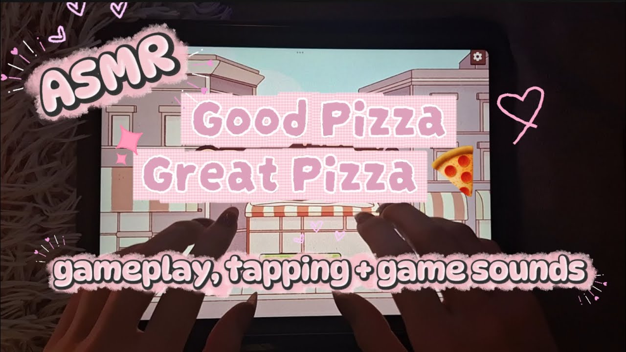 Good Pizza, Great Pizza 🍕 ASMR gameplay (soft tapping + game sounds)