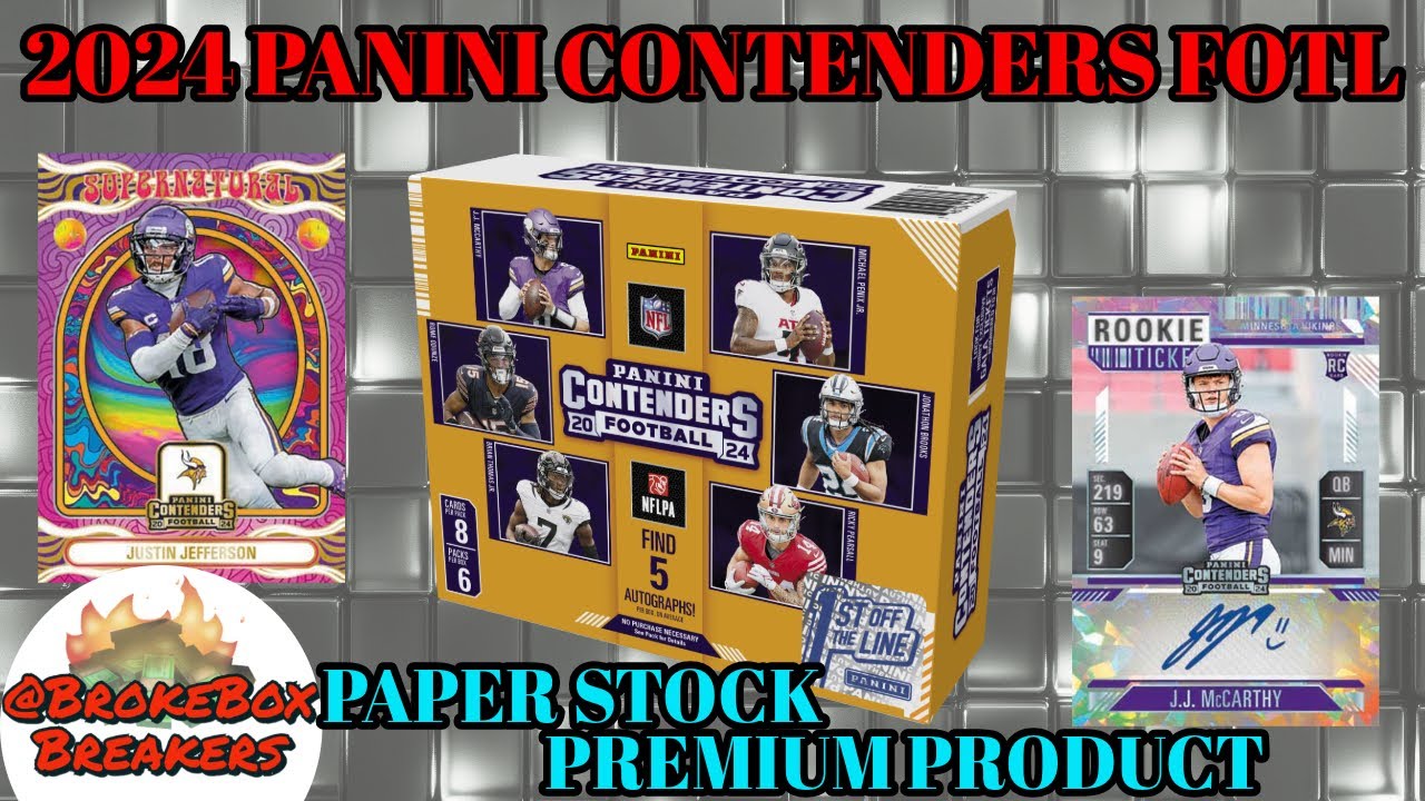 INSANE Value - Bonus Auto!! 👀💥 2024 Panini Contenders Football 🏈 Hobby Box FOTL - review