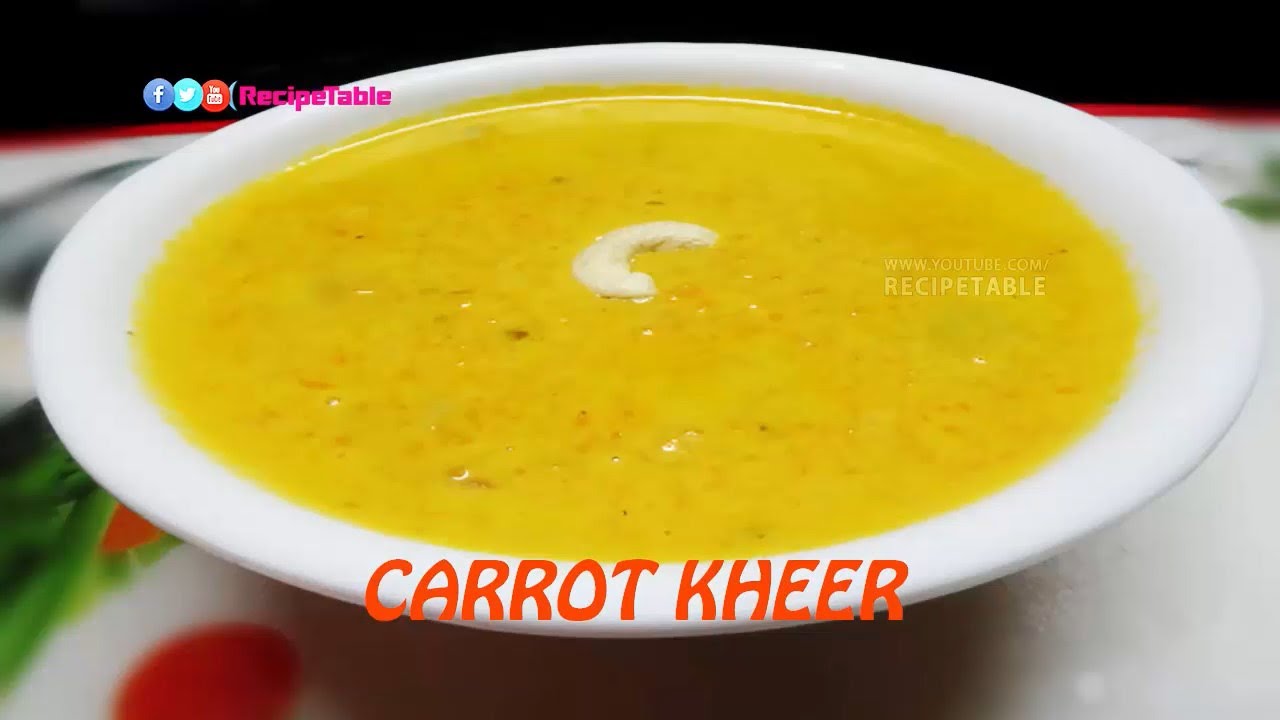 Carrot Kheer Recipe Carrot Payasam Prasadam (క్యారెట్ పాయసం)