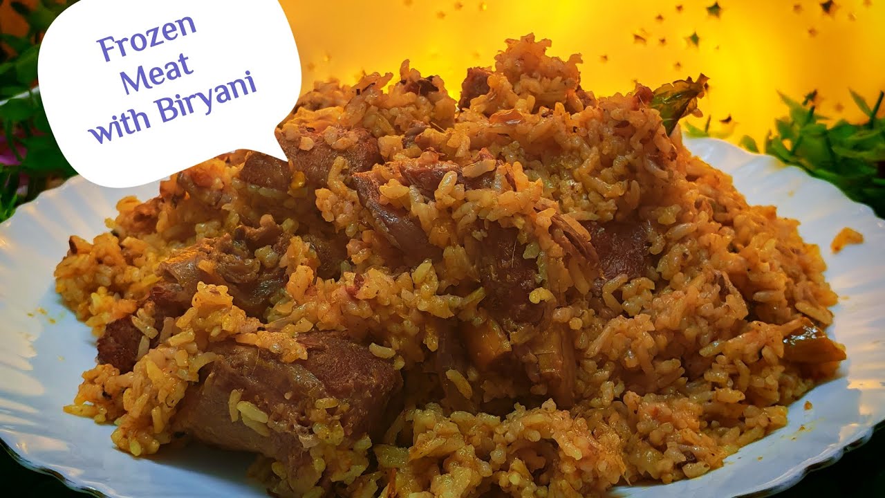 #ramadanফ্রোজেন করা মাংস দিয়ে #বিরিয়ানি।খুবই অল্প সময়ের ভেতরে এই বিরিয়ানিটা বানিয়ে নিতে পারবেন।