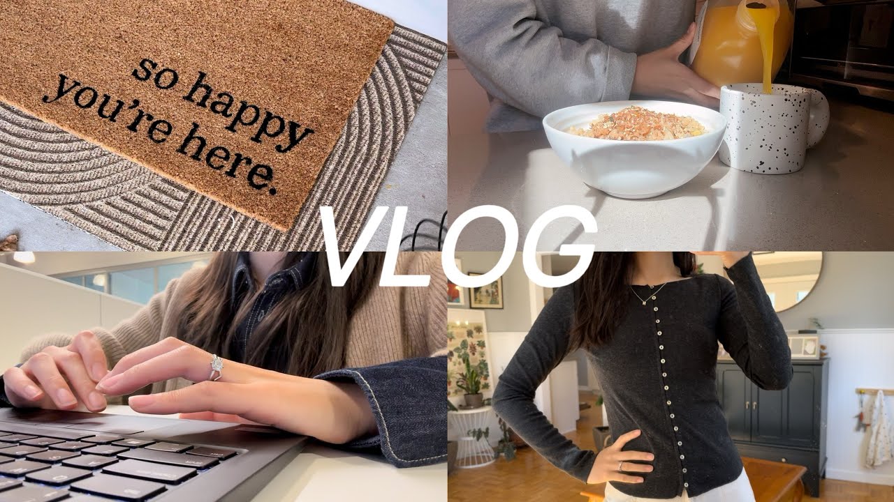 Vlog｜天凉好个秋正式开启二拖一生活｜长期主义新入荷好物｜少了盐焗鸡粉的蔬菜盐焗鸡｜忙碌但平和｜day with me & my girl