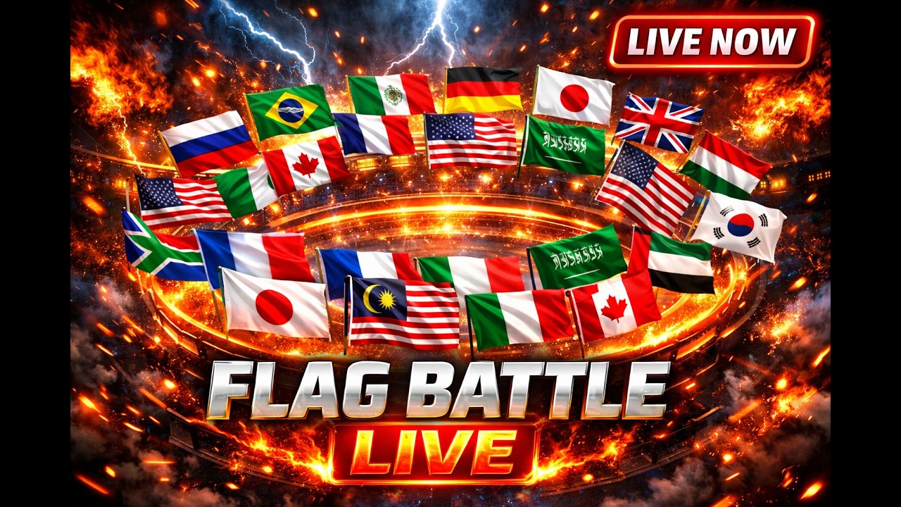 Country Flag Battle Live  Stream