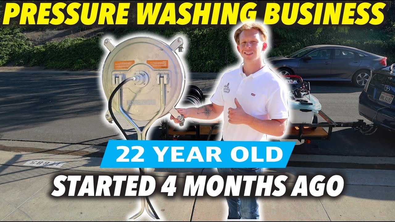 How This 22 Year Old Started His Pressure Washing Business - Ride Along - Reyes The Entrepreneur