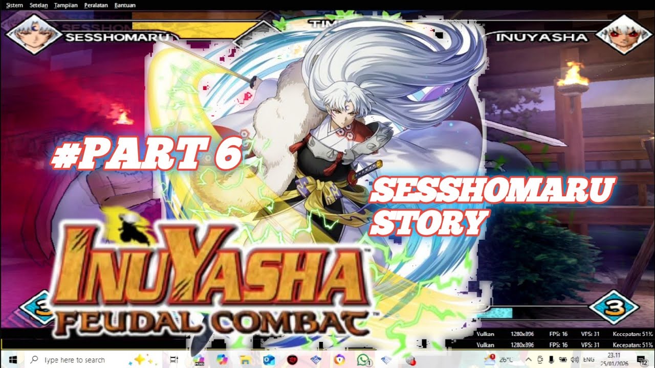 INUYASHA: FEUDAL COMBAT - SESSHOMARU STORY часть 6 игра для PS2